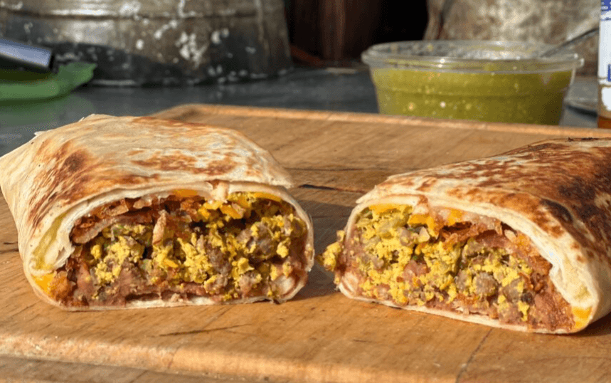 Combo with Jalapeno Glaze Burrito